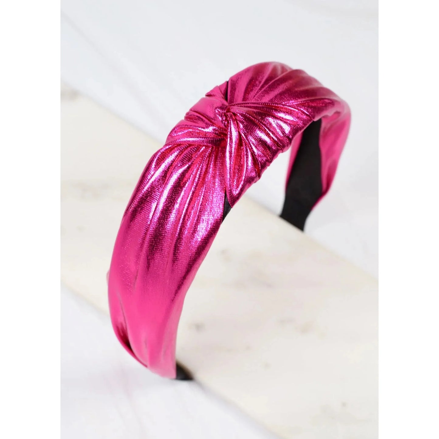 Evie Fuchsia Knot Headband